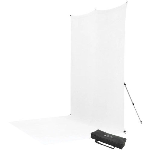 X-Drop Pro Backdrop Kit High-Key White 8' x 13' Sweep Wrinkle-Resistant