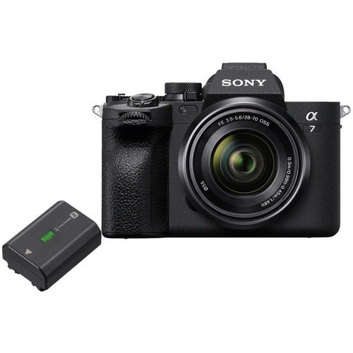 Alpha A7IV Mirrorless Kit w/ NPFZ100 Battery