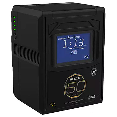 Helix150 max, 14.4v/28.8v, 147wh 3-stud Battery Pack, LCD and w/ Ptap & USB, 3-Stud, 20A Max Load