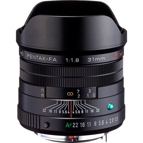 HD PENTAX-FA 31mm f/1.8 Limited Black Lens