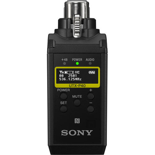 UTX-P40 Wireless Plug-On Transmitter (UC25: 536 to 608 MHz)