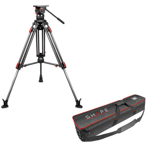 Pro Video Tripod 20KG Fluid Head 100MM Bowl Carbon