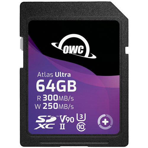 64GB Atlas Ultra SDXC UHS-II V90 Memory Card