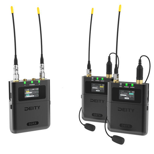 Deity Microphones THEOS Dual Channel Digital UHF System Global