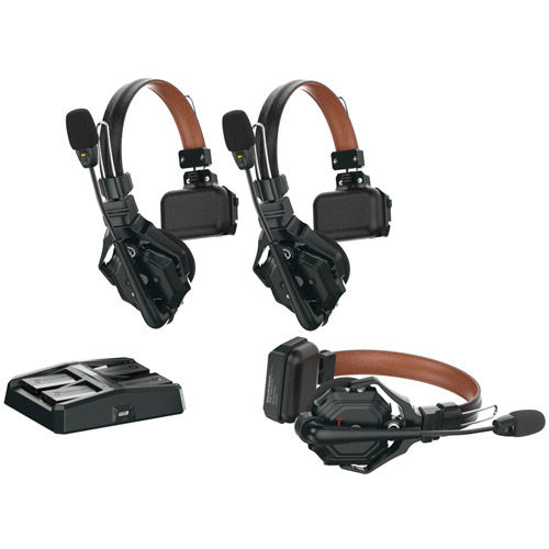 Solidcom C1 Pro-3S Full-Duplex ENC Wireless Intercom System with 3 Headsets (1.9 GHz)