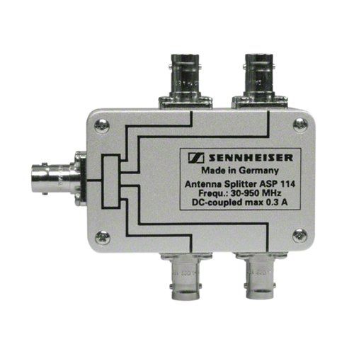 Single four-way antenna splitter, two (2) needed to join four (4) receivers (priced individually).