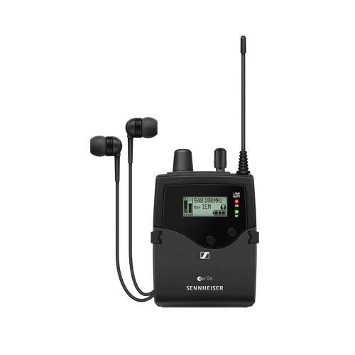 Stereo bodypack receiver. Includes (1) pair of IE4 earbuds, frequency range:A1 (470 - 516 MHz)