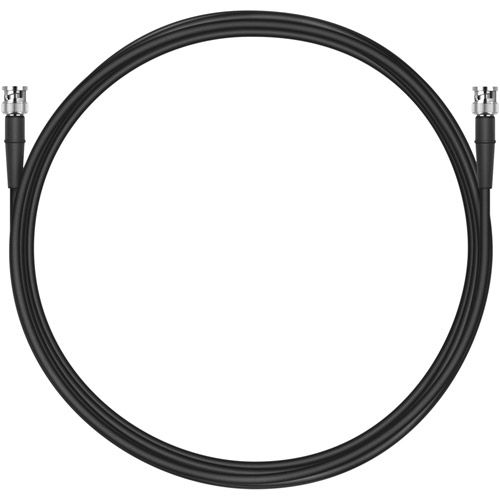 Low damping coaxial cable with BNC connector, 50 Ohm, 5m