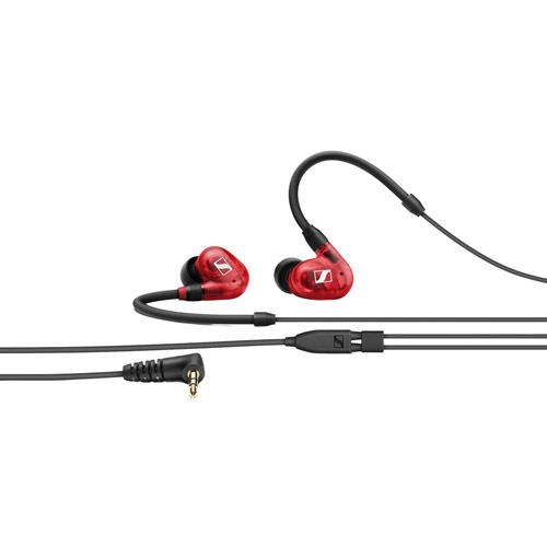 In-ear monitoring headphones featuring 10mm dynamic transducer and black detachable 1.3m cable