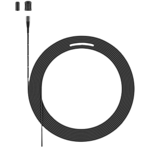 Ultra-miniature omni-directional lavalier with 3.3 mm capsule, reduced sensitivity 5 mV/Pa, ultra