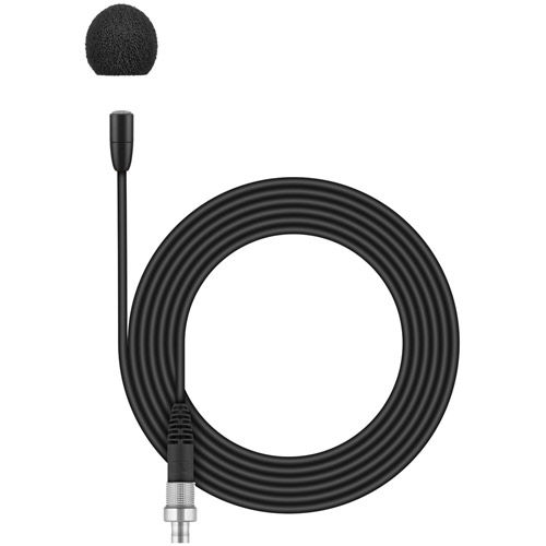 Lavalier microphone (omnidirectional, pre-polarized condenser) with 1.6m cable for 2000,