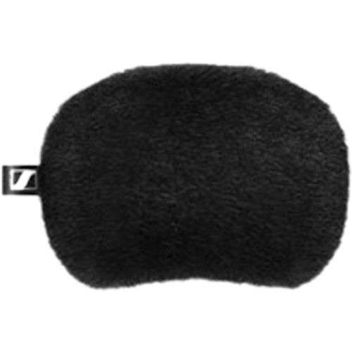 Furry windshield designed for MKE 200 to protect against wind noise for outdoor applications.