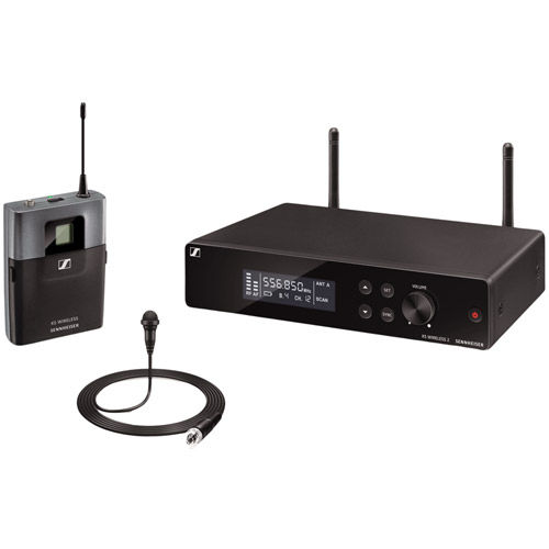 Wireless lavalier set. Includes (1) EM XSW 2, (1) SK XSW, (1) ME 2-II lavalier microphone (omnidirec