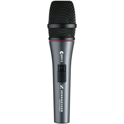 Handheld super-cardioid condenser microphone with on/off switch. Includes MZQ800 clip. 11.6 oz.