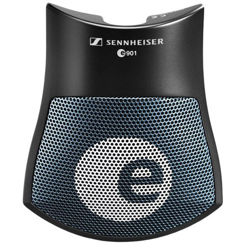 Instrument microphone (half-cardioid, condenser, boundary layer) for bass drums, piano and low-freq