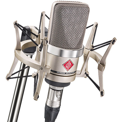 TLM 102 Studio Set Large-Diaphragm Cardioid Condenser Microphone with Shockmount (Nickel)