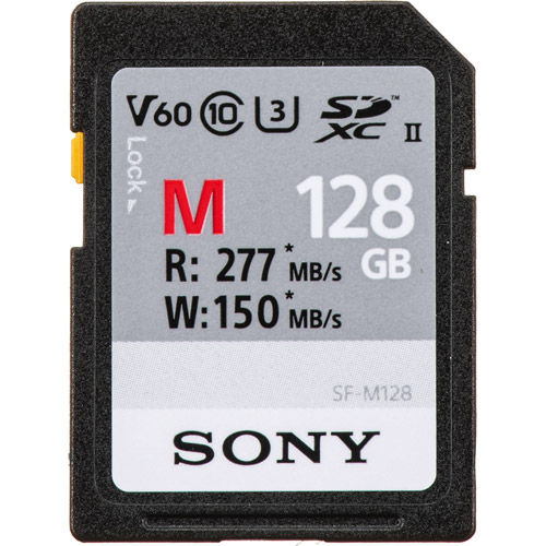 M-Series 128GB SDXC UHS-II U3 Class 10 Card