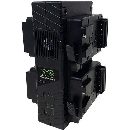 GP-X4S Compact V-mount 4-position Fast Charger