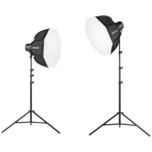 U60-B Bi-Colour LED 2-Light Softbox Kit