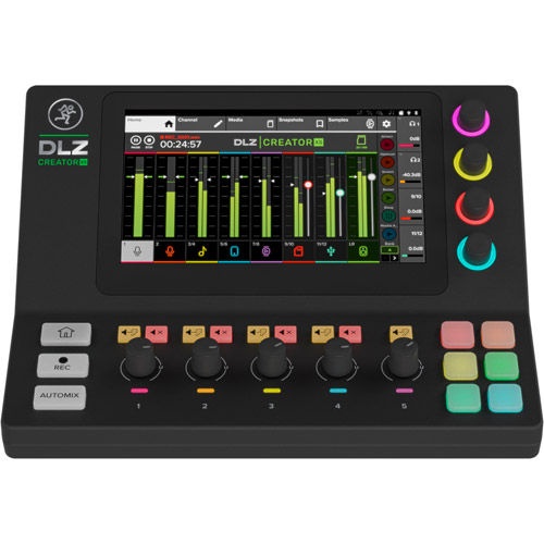 Compact Adaptive Digital Mixer for Podcasting and Streaming, Featuring Mix Agent Technology