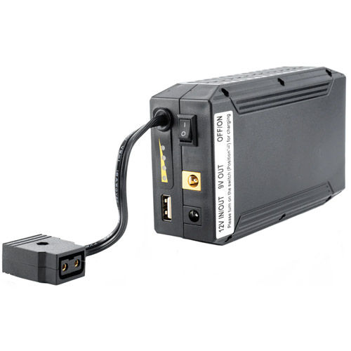 Porta-Pak Battery with D-Tap Output & Charger (9V/12V) for DSLR Cameras (12V, 72Wh, Lithium-Ion