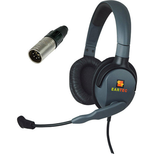 Max 4G Double Headset with 5-Pin XLR Male Connector