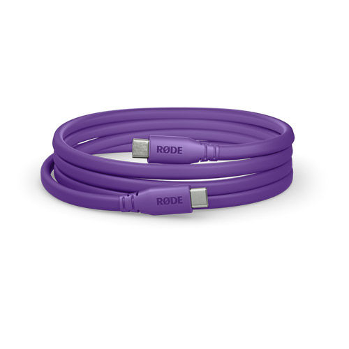 SC17 High-quality, 1.5m-long USB-C to USB-C Cable (Purple)