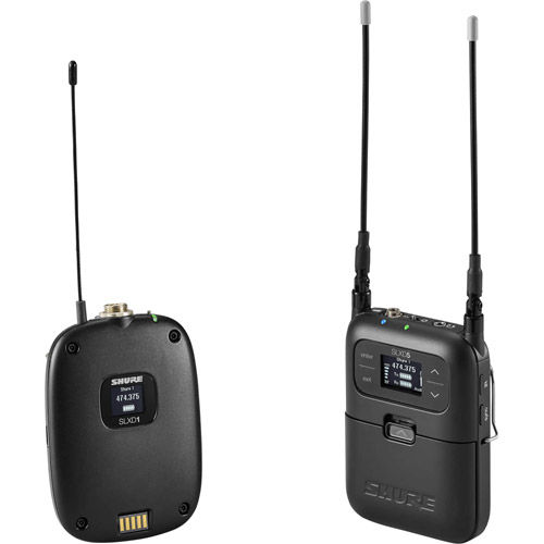 SLXD15/85 Digital Camera-Mount Wireless Cardioid Lavalier Mic System (G58: 470 to 514 MHz)