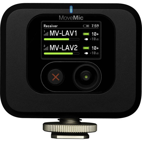 MoveMic Wireless Microphone Receiver for Cameras & Mobile Devices