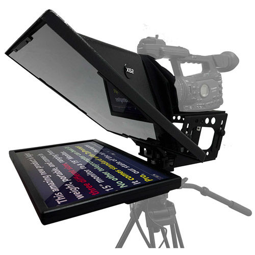 15" LCD XG2 Series Teleprompter with ZaPrompt Edge Software