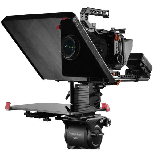 FLEX PLUS 15MM RAIL MOUNT SERIES TELEPROMPTER 15"  STUDIO GLASS HIGHBRIGHT 1000 NIT MONITOR MODE