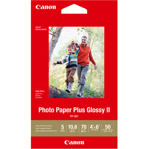 4"x6" Glossy II Paper PP-301 - 50 Sheets