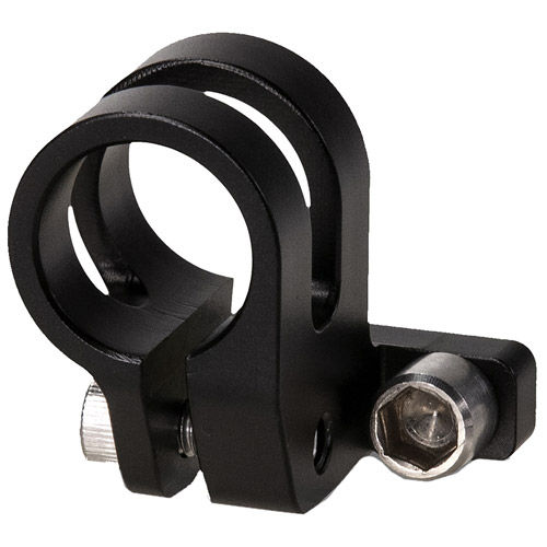 15mm Bottom Single Rod Holder - Black