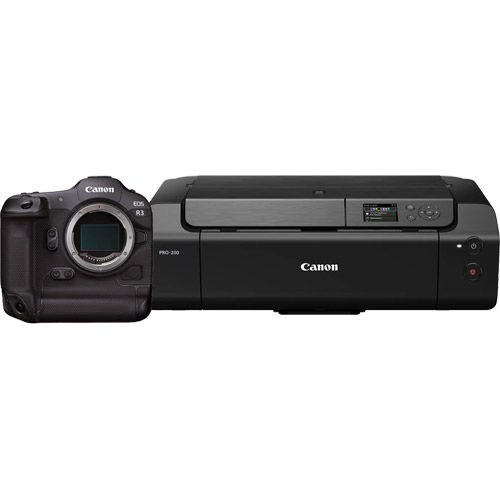 EOS R3 Mirrorless Camera Body w/ PIXMA Pro 200 Printer