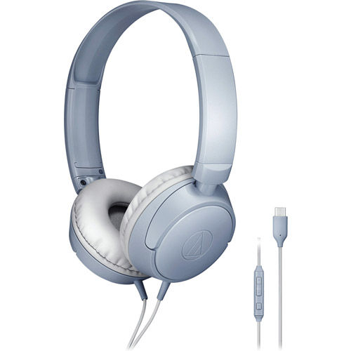 ATH-S120C On-ear USB Headphones (Grey)