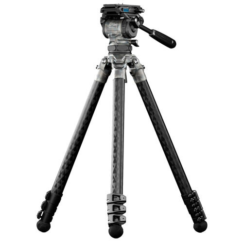 75mm Cine Fluid Head with 3-Stage Carbon Fiber Tripod -  Snow Camo - 8KG