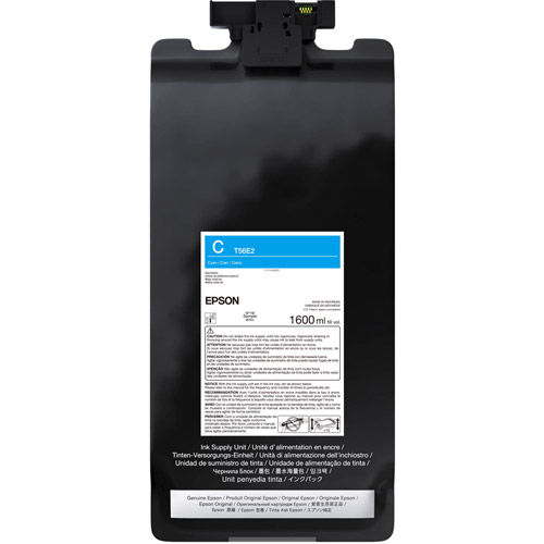T56E220 UltraChrome PRO12 Cyan Ink Bag, 1.6L for P20570