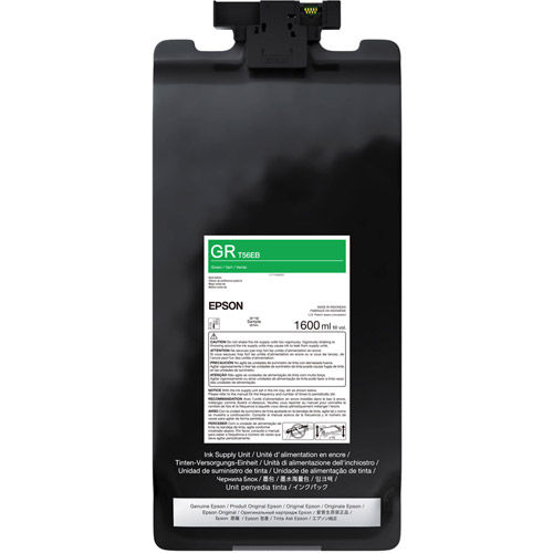 T56EB20 UltraChrome PRO12 Green Ink Bag, 1.6L for P20570