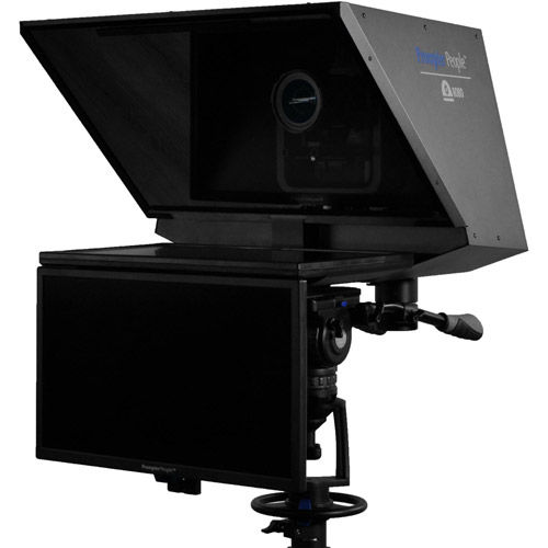 Robo PTZ Teleprompter 21.5" 16:9 3G-SDI, HDMI 400 NIT Pro Monitor with 21.5" RGB-IPS Talent Monitor