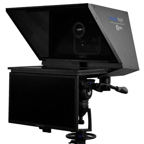 Robo PTZ Teleprompter 24" 16:9 3G-SDI, HDMI 400 NIT Pro Monitor w/ 24" RGB-IPS Talent Monitor