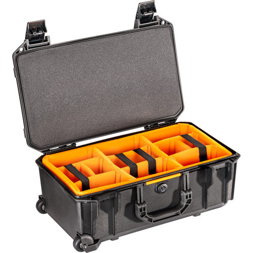 V525 Vault Rolling Case w/ Padded Dividers - Black