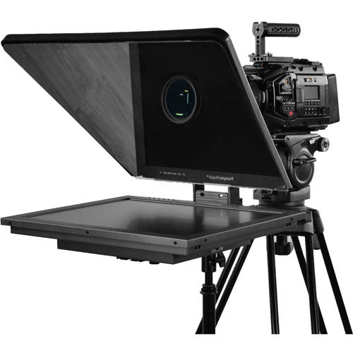 S19HB Flex Plus Teleprompter 19in Trapezoidal Glass Highbright Monitor Sled Base Model