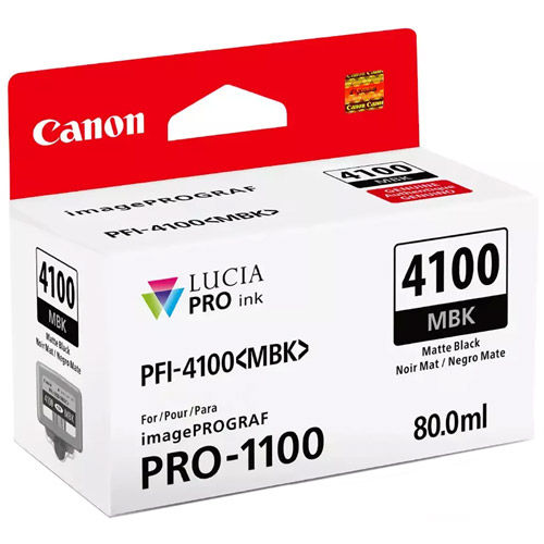 PFI-4100 Matte Black Pigment Ink Tank for PRO-1100 (80mL)