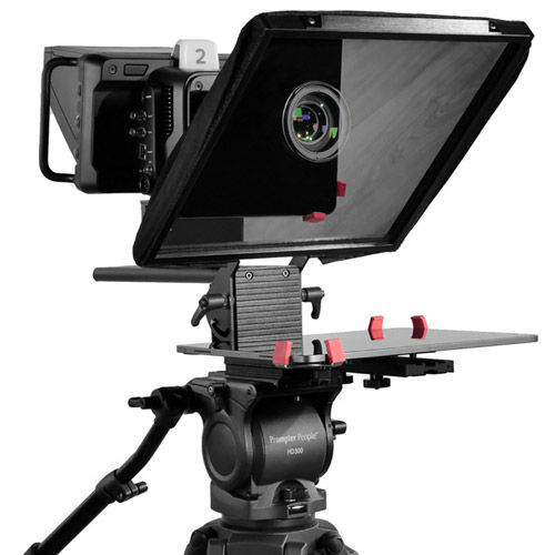 Prompter Pal Pro - 4K SLED MODEL 12" BeamSplitter Glass iPad Monitor