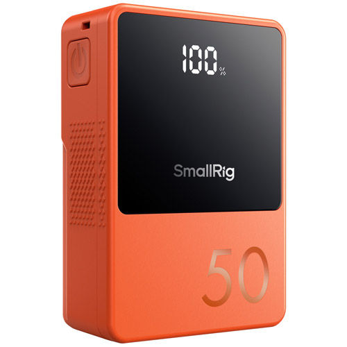 VB50 mini V Mount Battery (Orange)