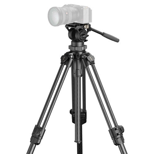 Lightweight Video Carbon Fiber Tripod Kit AD-50