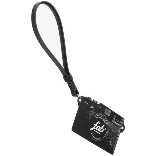 F2 Leather Wrist Strap - Black