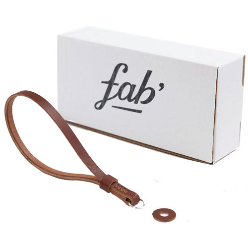 F2 Leather Wrist Strap - Brown