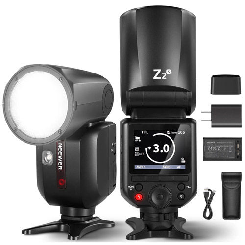 Z2-S Round Head Flash Speedlite For SOny