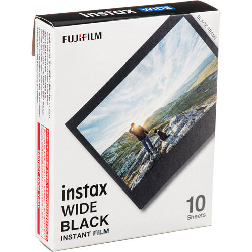 Instax Wide Film - Black (10 Exposures)